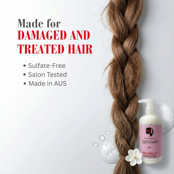 Home Treatment No. 3 – intensive hair repair and hydration treatment for stronger, healthier strands.